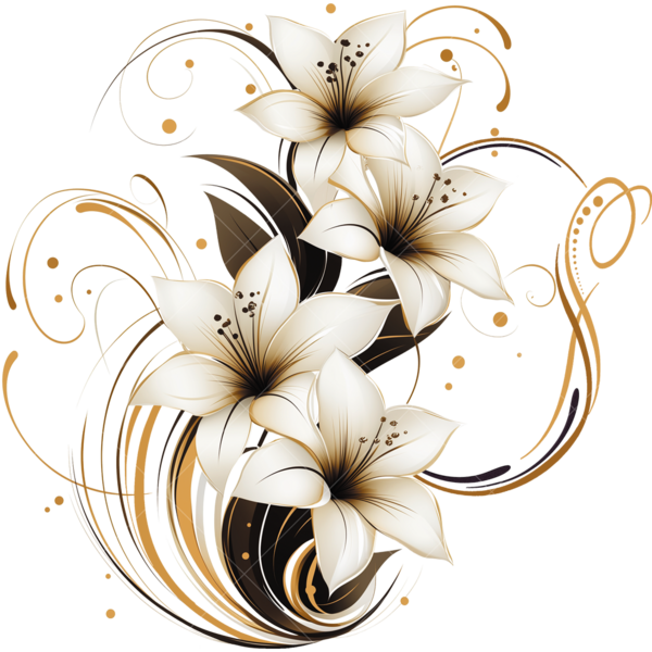 Термонаклейка на футболку белые цветы