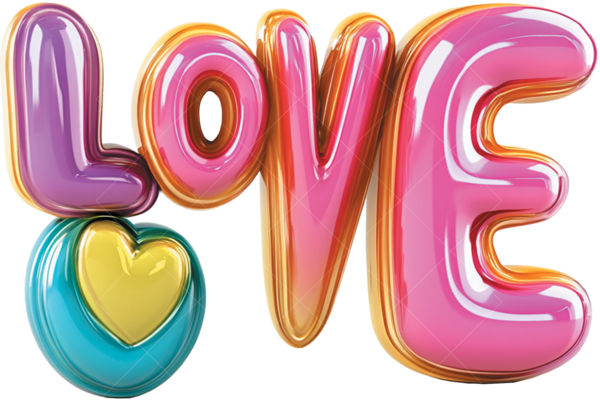 Термонаклейка на одежду с Надписью "Love"