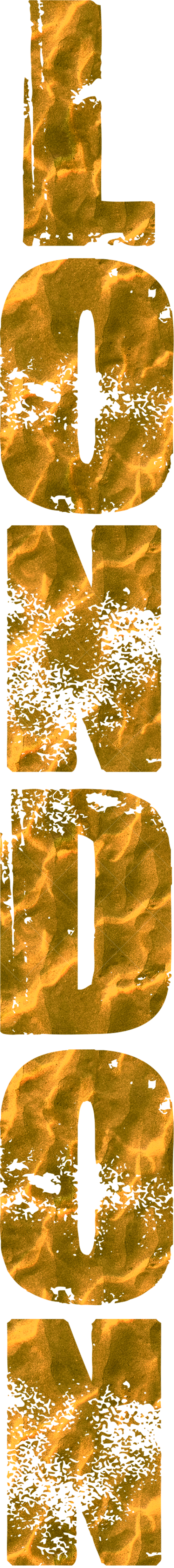 Термонаклейка на одежду "London"