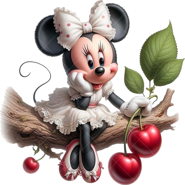 Детская термонаклейка на футболку Минни Маус 1