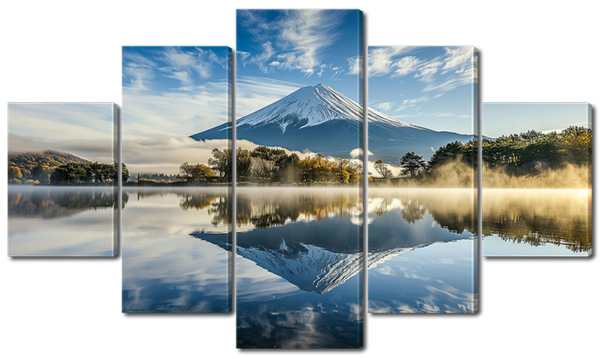 Озеро на фоне гор 1