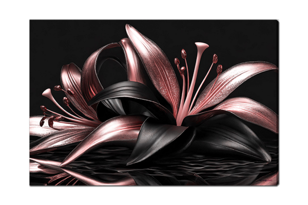 Цветы розовые 2