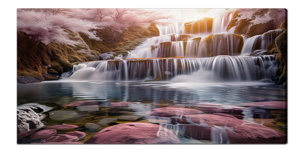 Водопад на озере 5