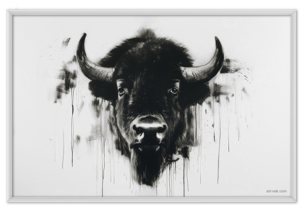 Голова быка арт 1