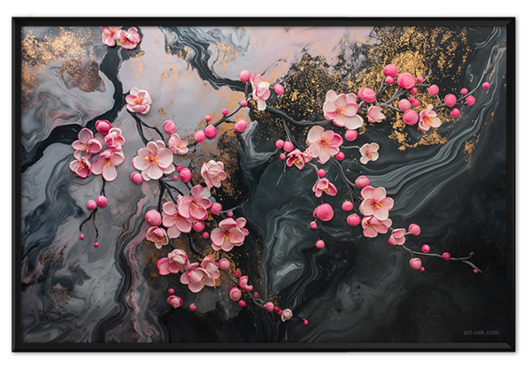 Цветы картина на стену 4