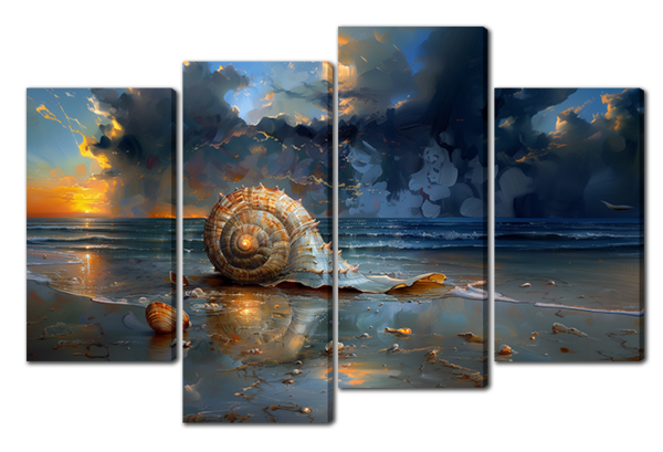 Ракушка на пляже