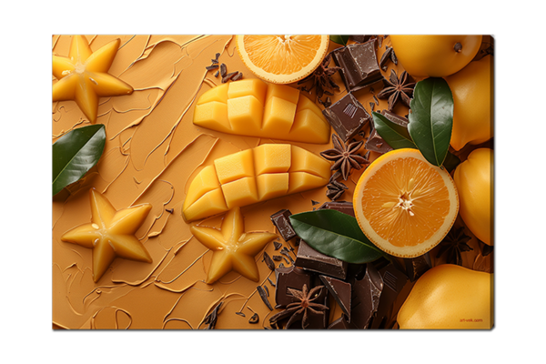 Фрукты с шоколадом 1