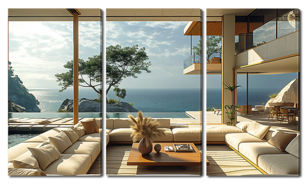 Вид на океан с окна