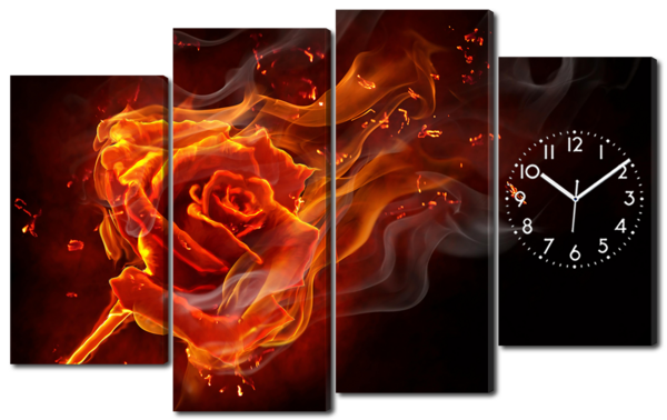 Роза в огне