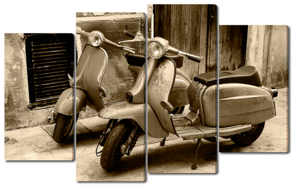 Ретро мотороллеры 