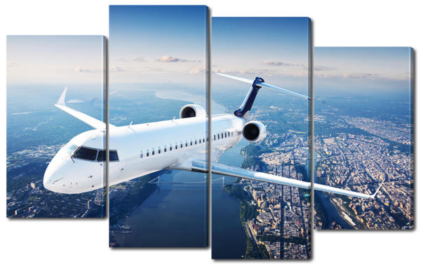 Самолет и небо