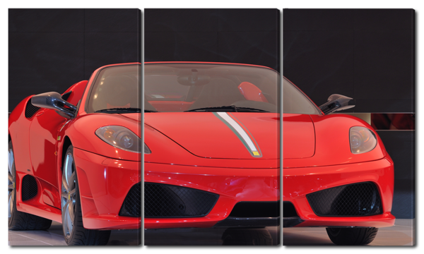 Красный  спорткар