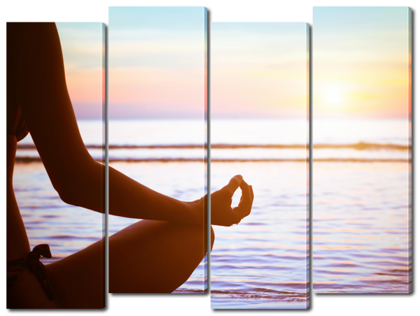 Йога на пляже