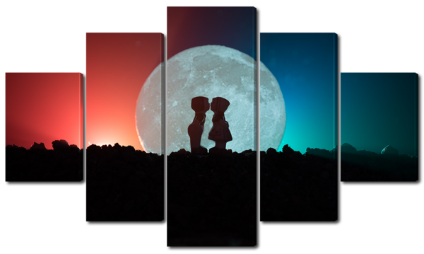 Силуэт пары