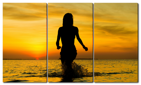 Девушка и закат