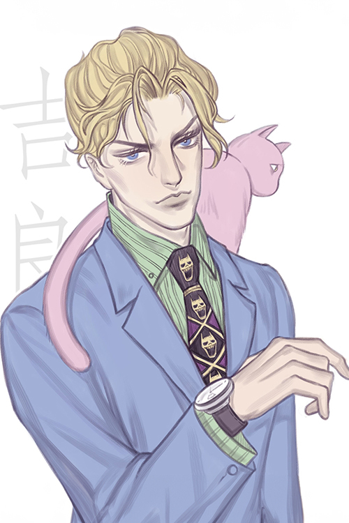 Постер по персонажу Йошикагэ Кира "Yoshikage Kira" 1