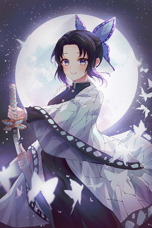 Постер по персонажу Синобу Котё "Shinobu Kochou" 8