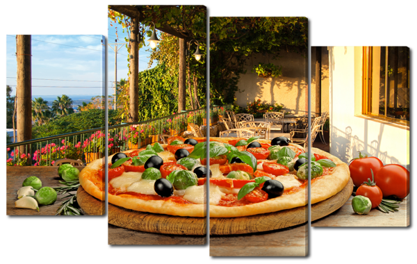 Пицца и томаты