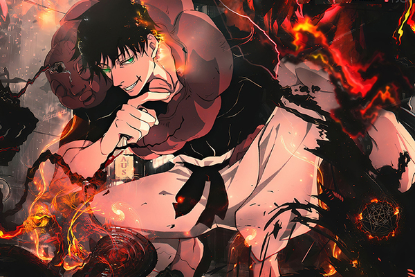 Постер по персонажу Тодзи Фусигуро "Touji Fushiguro" 