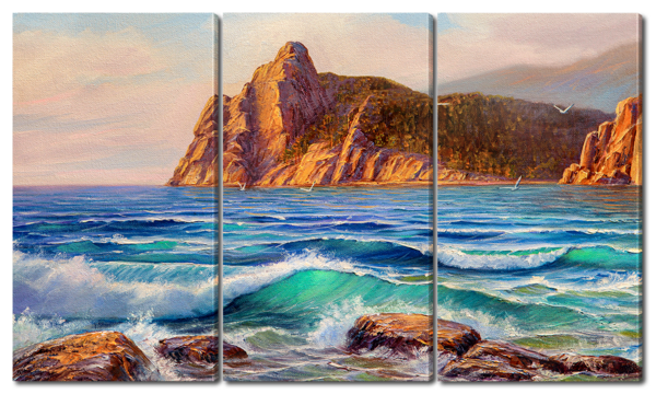 Прибой, рисунок