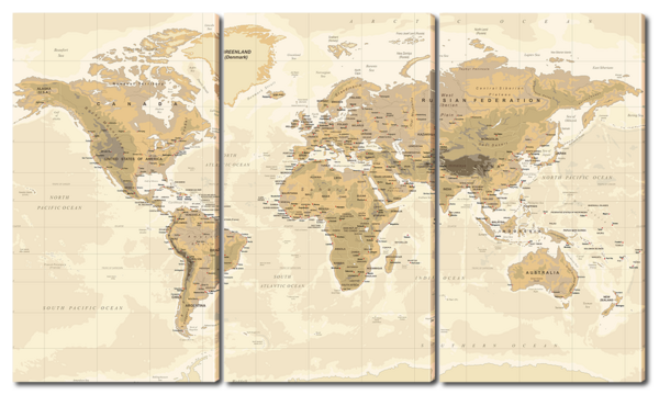 Винтажная карта