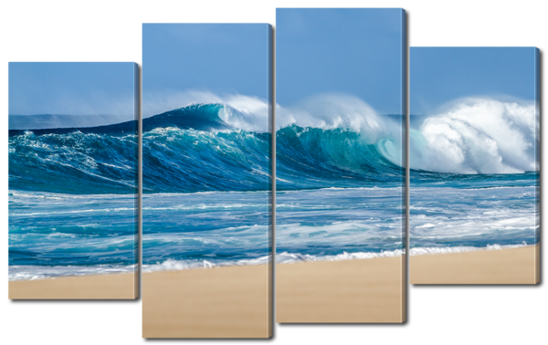 Волны на пляже