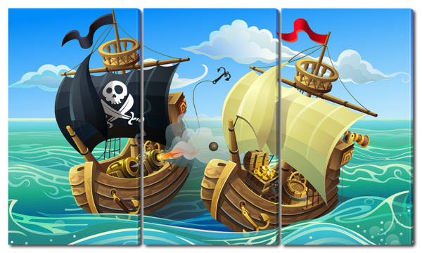 Пиратский корабль