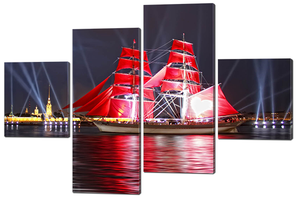 Красный парусник 