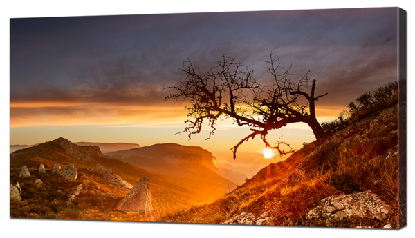 Закат в горах