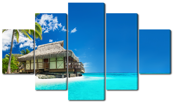 Картина домик у моря