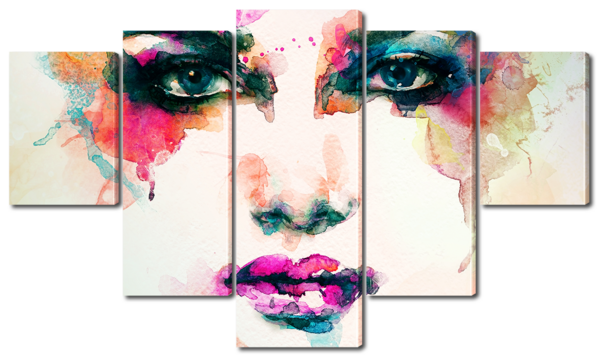 Лицо девушки