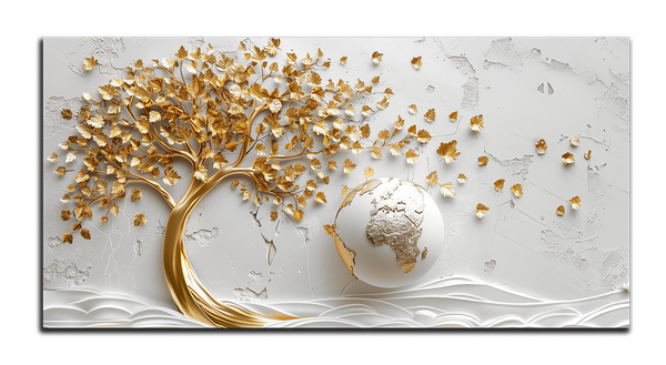 позолоченная картина"древо Земли"