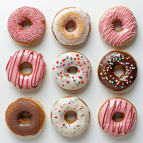 Рекламный плакат бублики 1