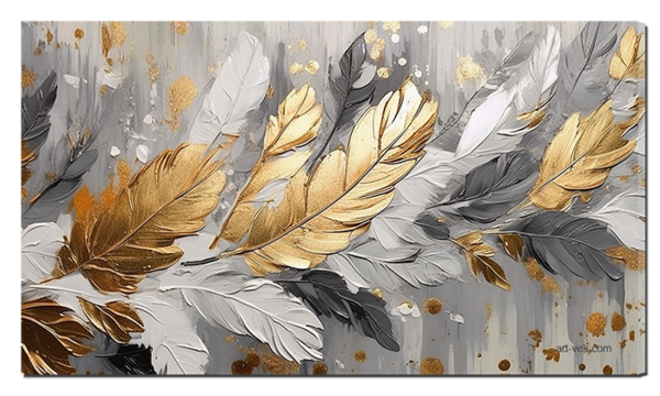 Перья золотом 2