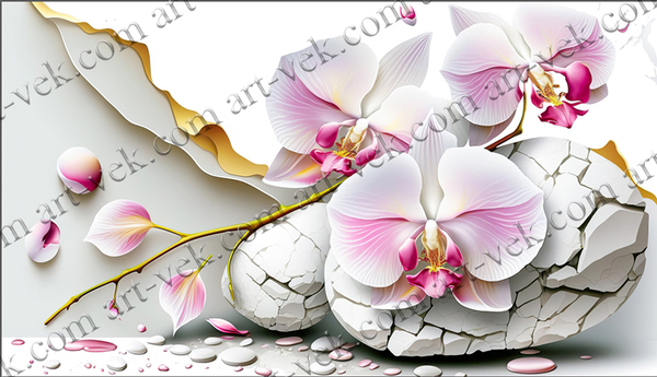 Выбор форм модулей цветы 6257-1