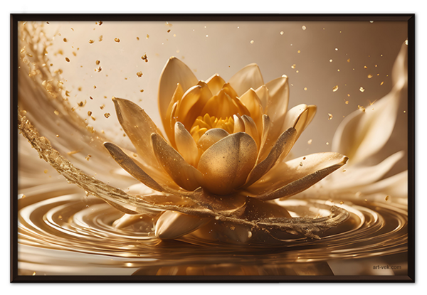 Стилизованные цветы на стену 6