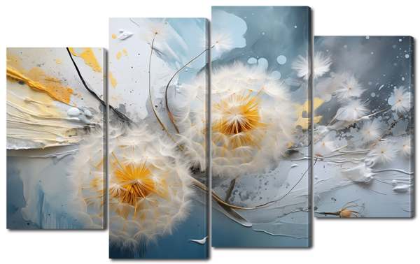 Одуванчики арт 3Д