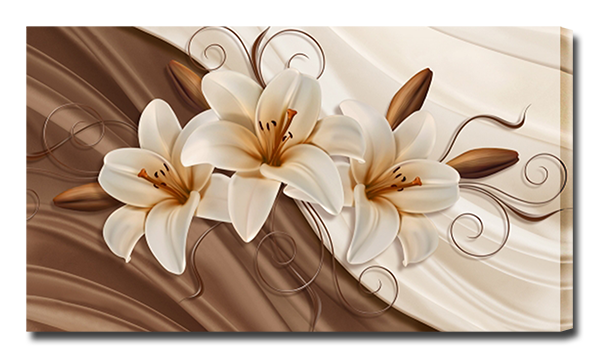 Три лилии и шелк 